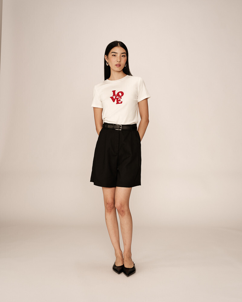 T-SHIRT ECRU POUSSIN GRACE&MILA