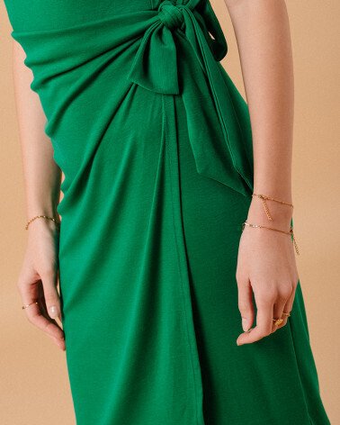 GREEN DRESS (MIROIR) GRACE&MILA,L