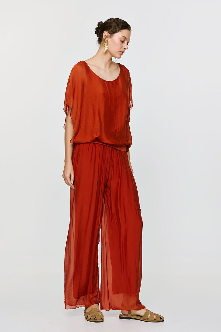 PANTALONI ISMINI BURNT ORANGE,os