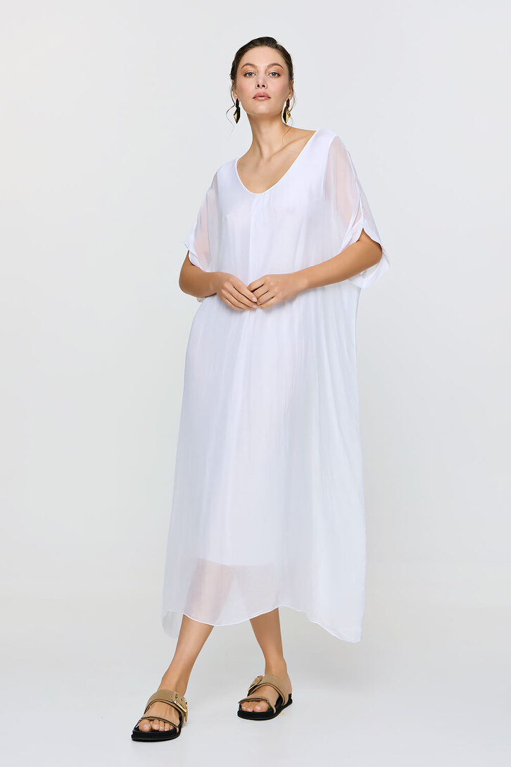 GAIA DRESS WHITE