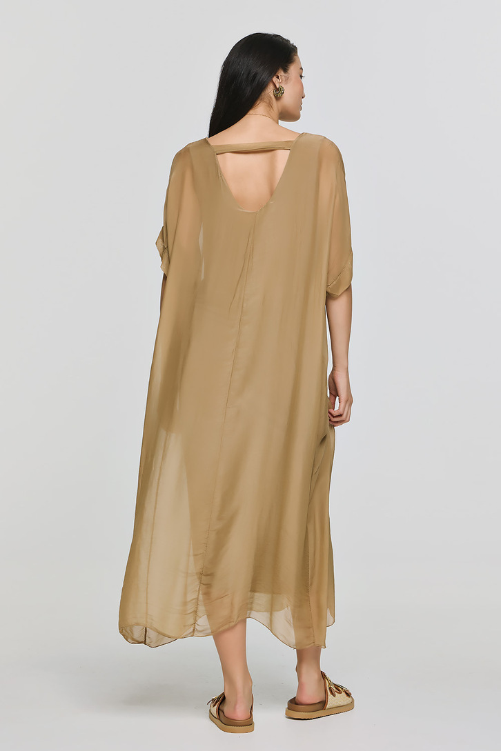 GAIA DRESS CAMEL