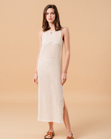 BEIGE DRESS (MUSC) GRACE&MILA,S