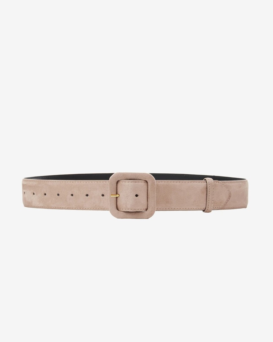 SUEDE-EFFECT BELT GREGE ALVARO
