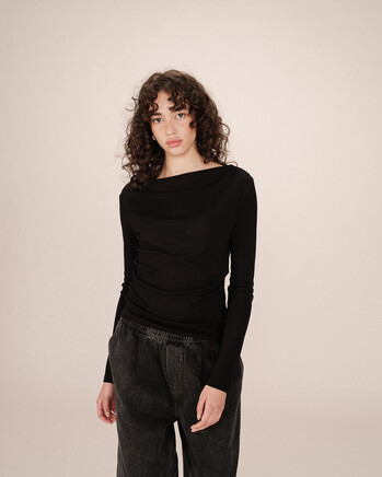 TEE SHIRT NOIR SIOUX GRACE&MILA