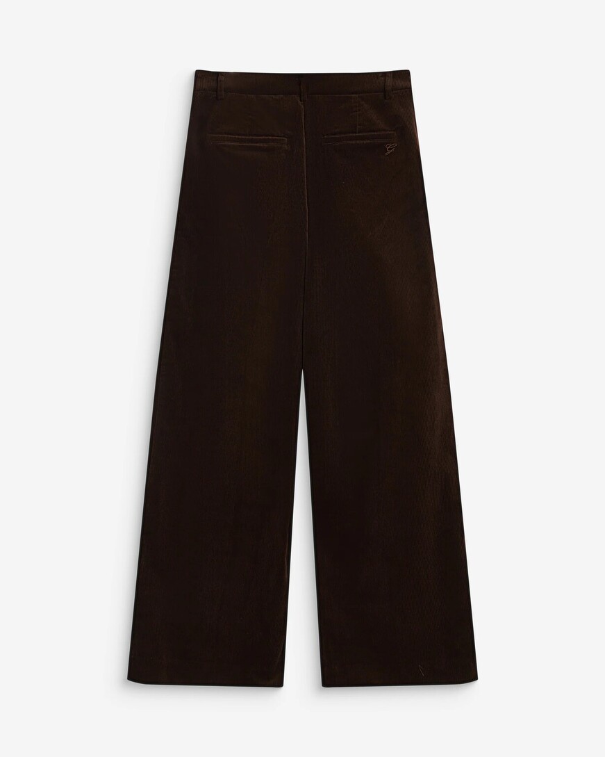 WIDE-LEG CORDUROY PANTS CHOCOLAT ABRIEL
