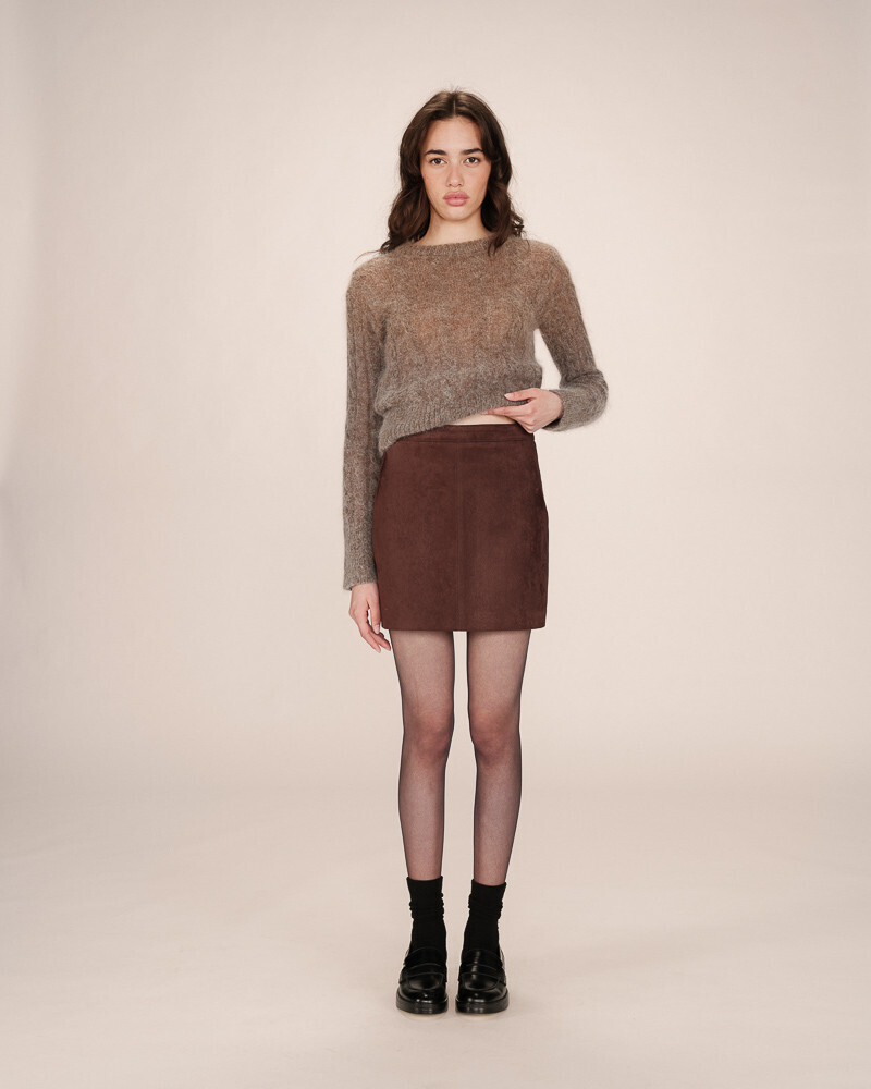 JUPE CHOCOLAT SURPRENANTE GRACE&MILA