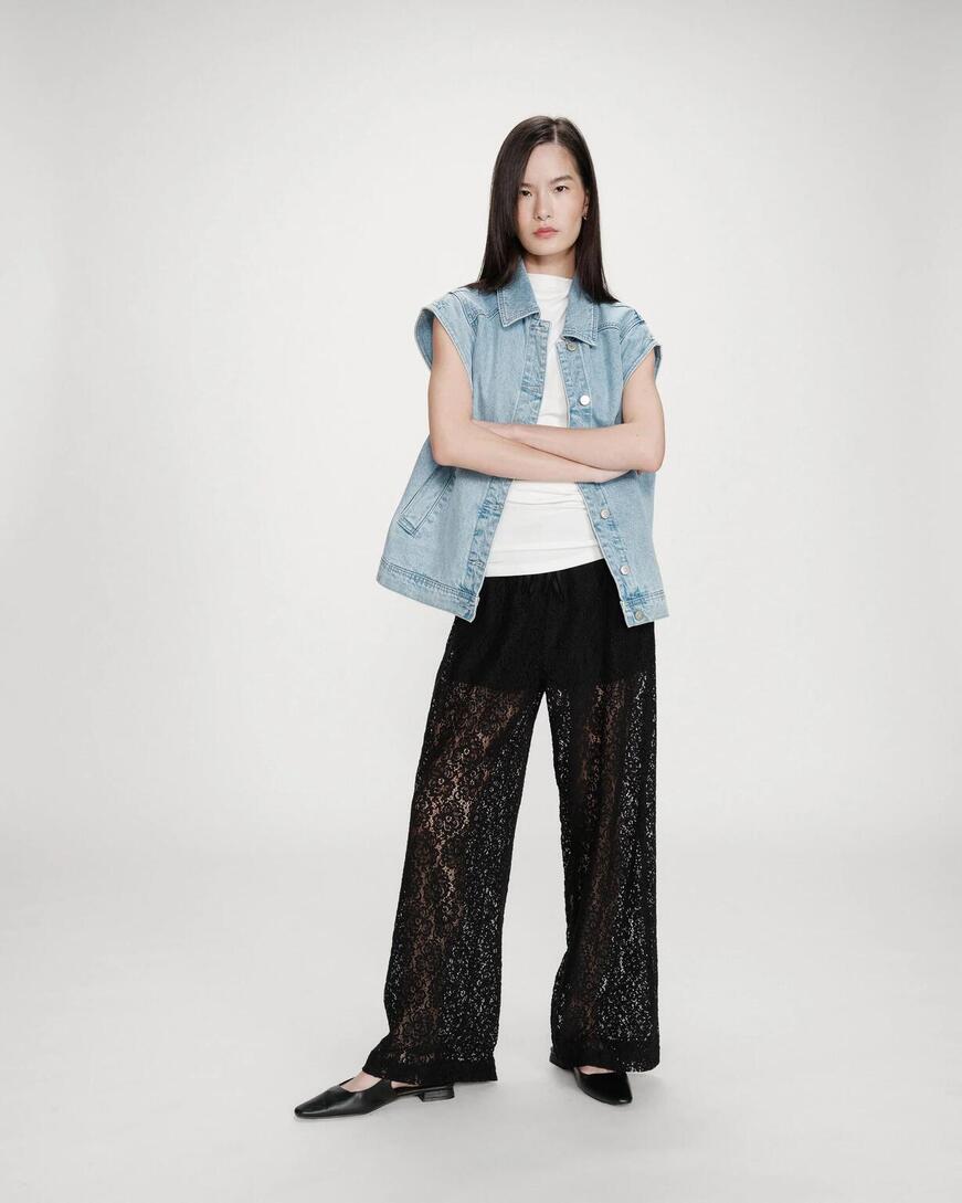 LACE PANTS NOIR VINCENT