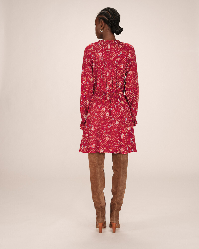 SHORT DRESS TERRACOTTA SENTIMENTALE GRACE&MILA,S