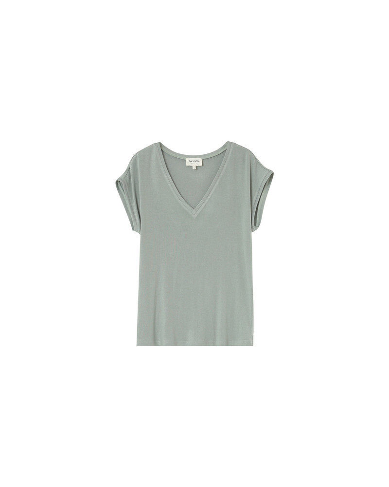 T-SHIRT VERT PROSPER GRACE&MILA