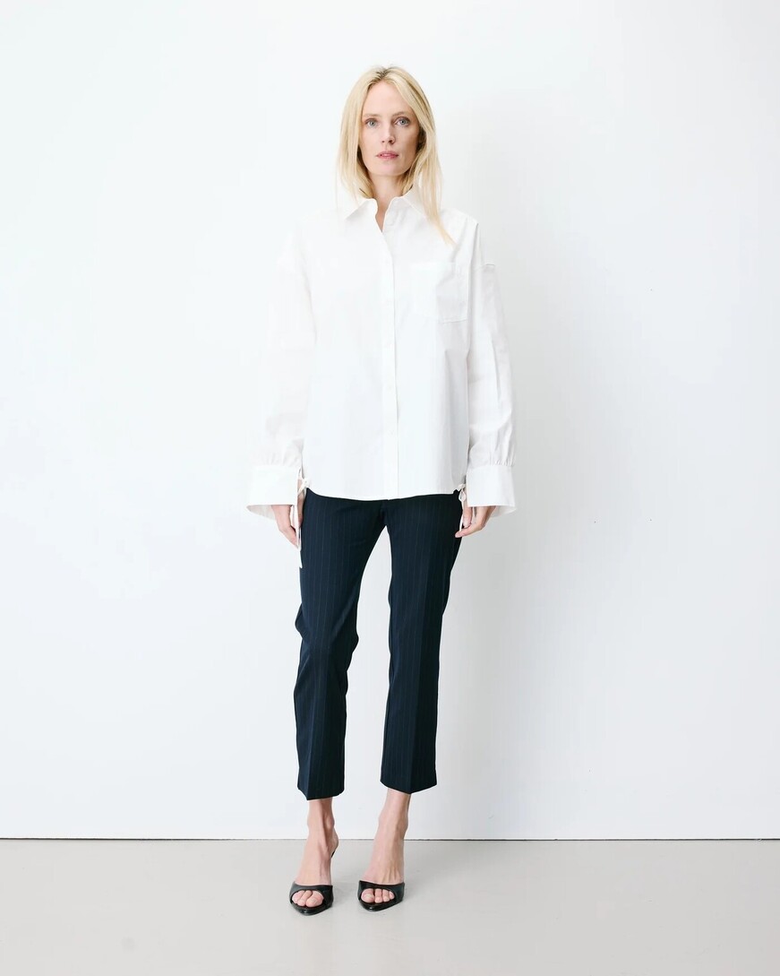 IVORY OVERSIZED COTTON SHIRT ARMELLE