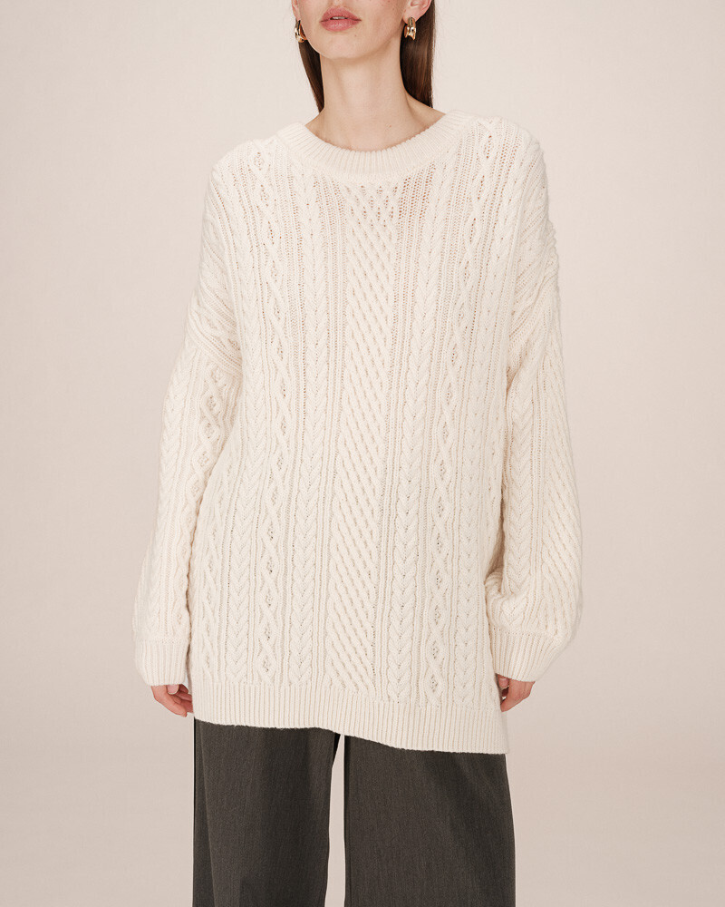 PULL ECRU SAVERIO GRACE&MILA