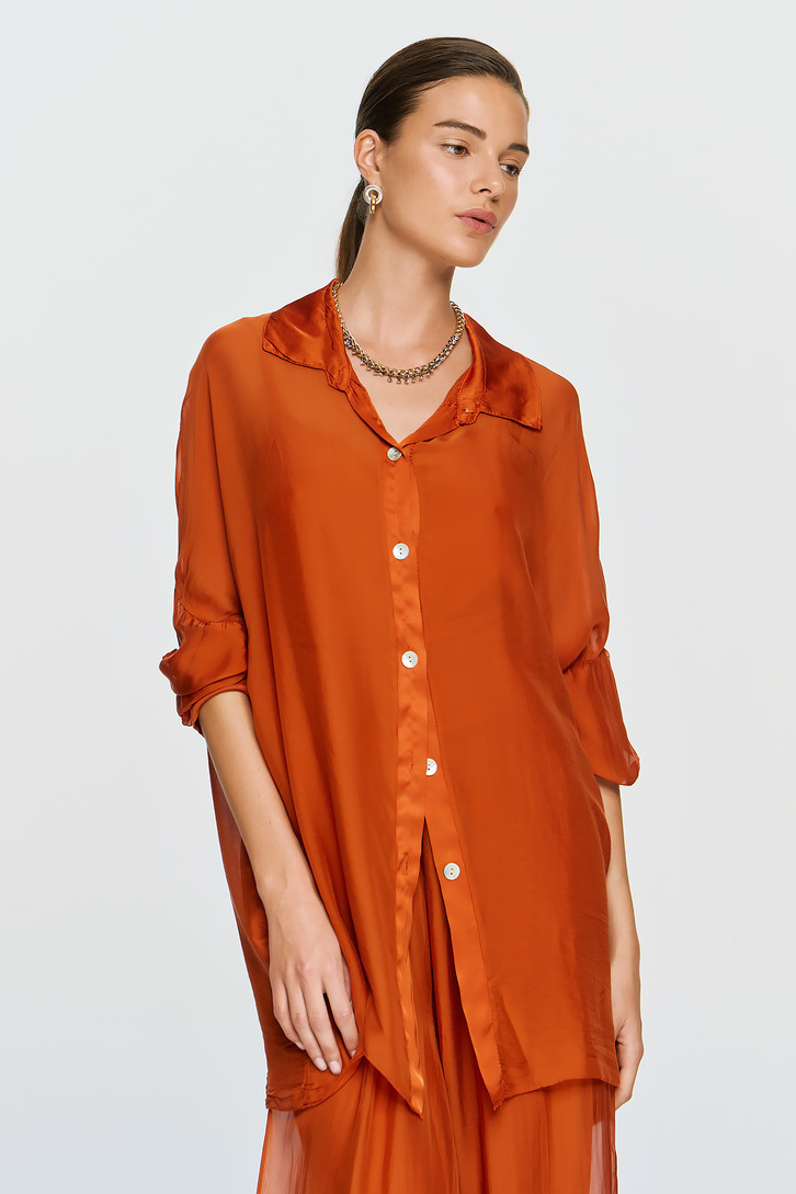 ALKYONI SHIRT BURNT ORANGE