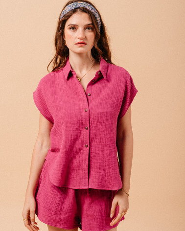 FUCHSIA SHORTS (MINI) GRACE&MILA,L