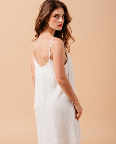 ECRU DRESS (MINA) GRACE&MILA