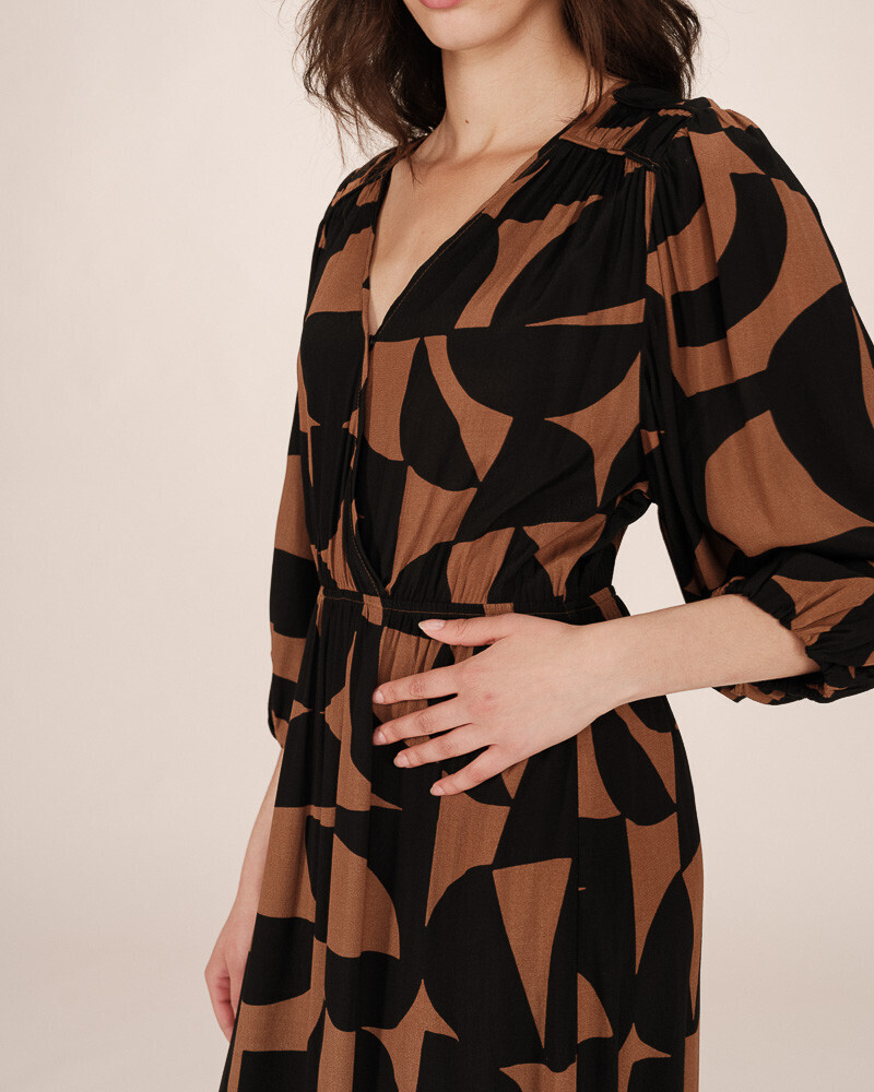 LONG DRESS CHOCOLAT SHELLY GRACE&MILA