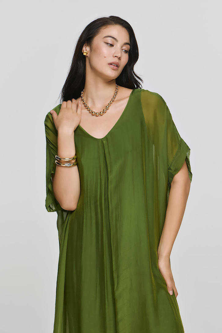 GAIA DRESS GREEN,os