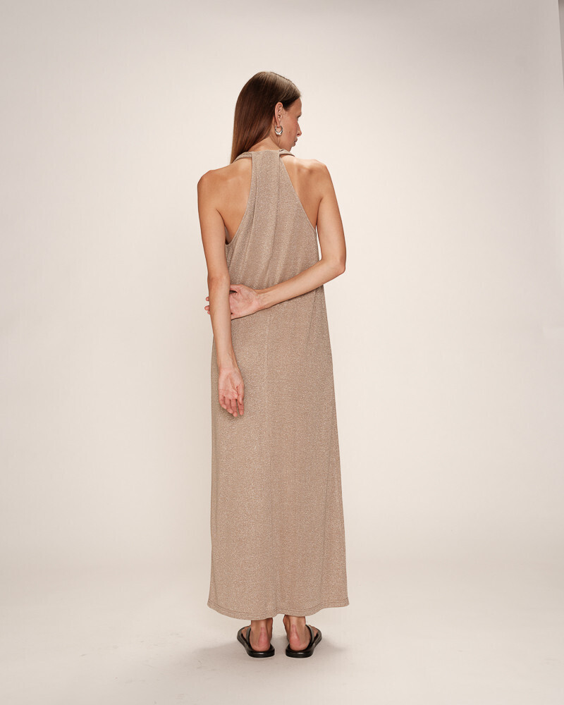 MIDI DRESS TAUPE RANI GRACE&MILA,L