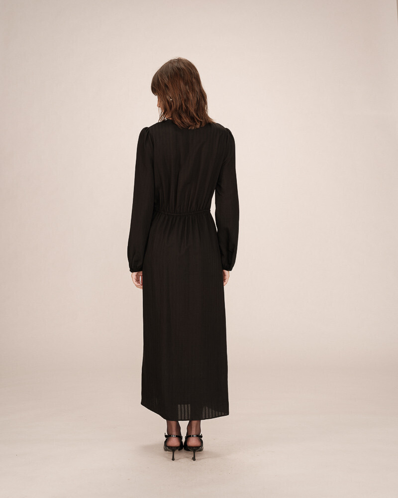 LONG DRESS NOIR SHIRLEY GRACE&MILA