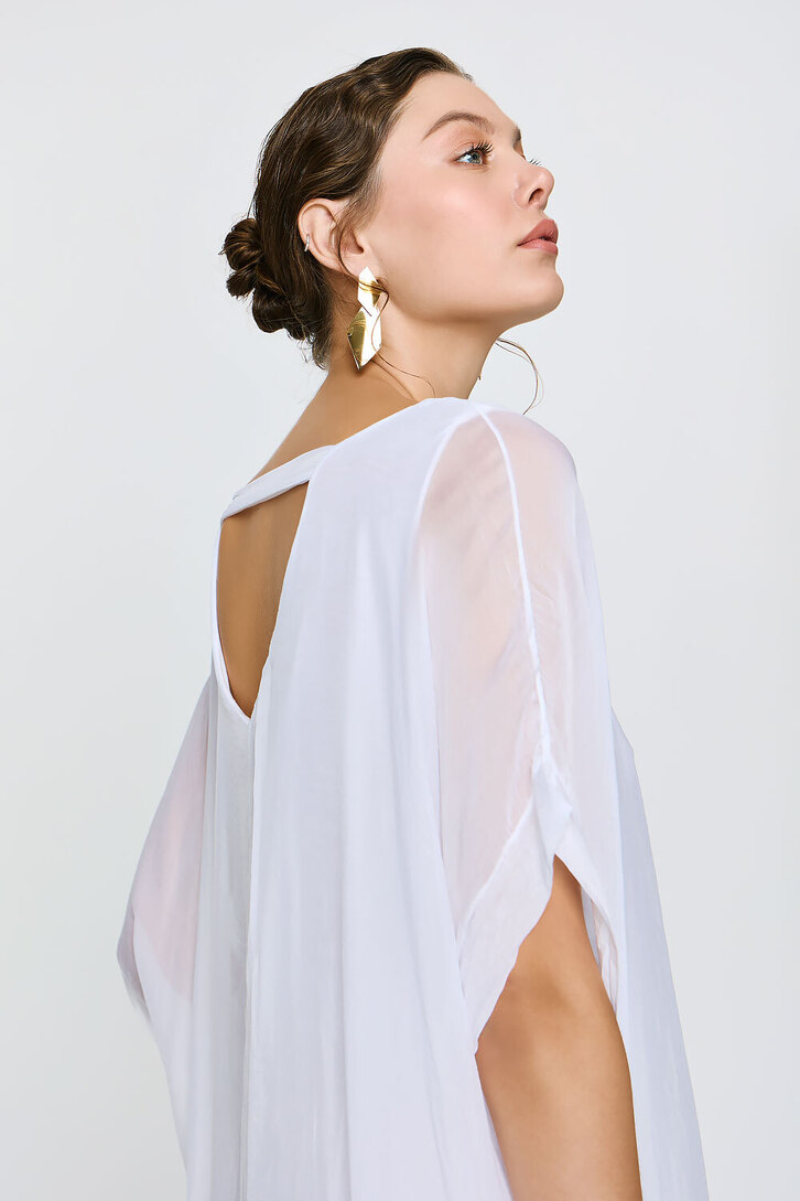 GAIA DRESS WHITE