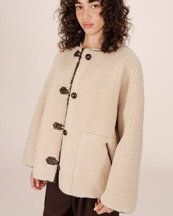 COAT ECRU SIMON GRACE&MILA