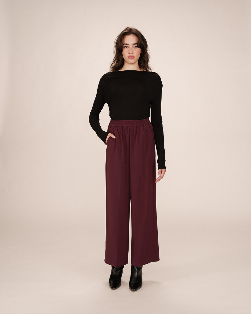 PANTALON BORDEAUX NOBLESSE GRACE&MILA