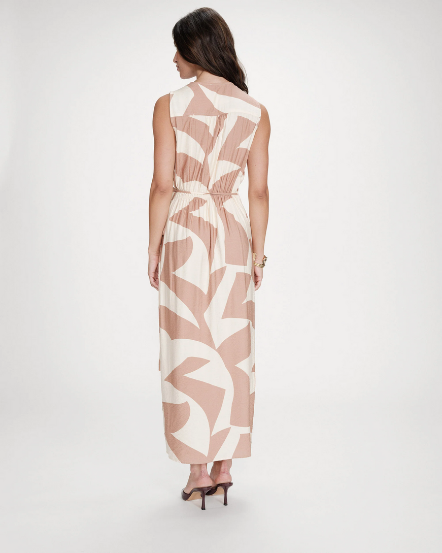 LONG WRAP DRESS MOCHA VELLINE