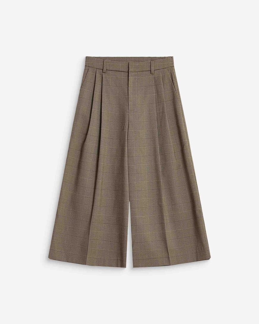 PRINCE OF WALES CHECK CULOTTES BEIGE ARNOLD