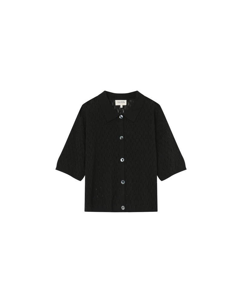 CARDIGAN NOIR PAO GRACE&MILA