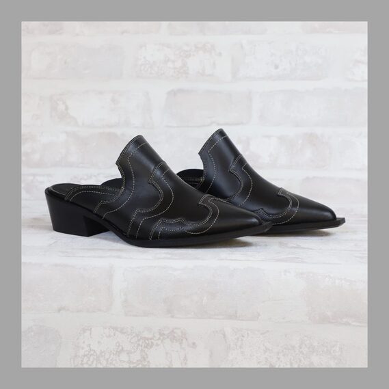 LEATHER COWBOY MULES ANESIS