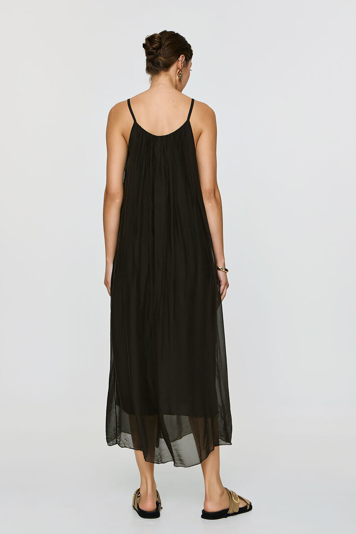DIONE DRESS BROWN