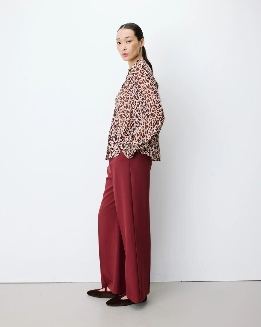 FLOWY PRINTED BLOUSE LEO ALMIRA
