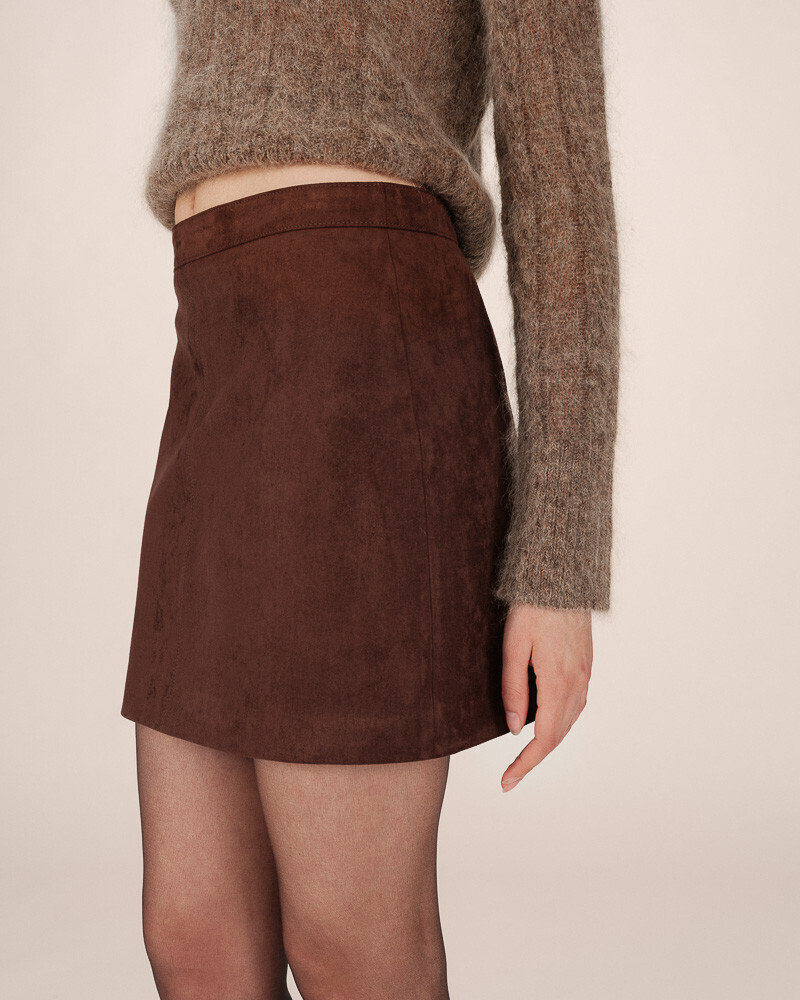 JUPE CHOCOLAT SURPRENANTE GRACE&MILA