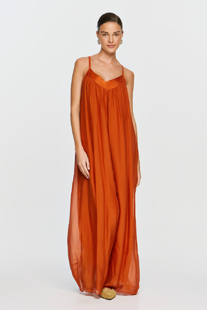 NEPHELE  JUMPSUIT BURNT ORANGE