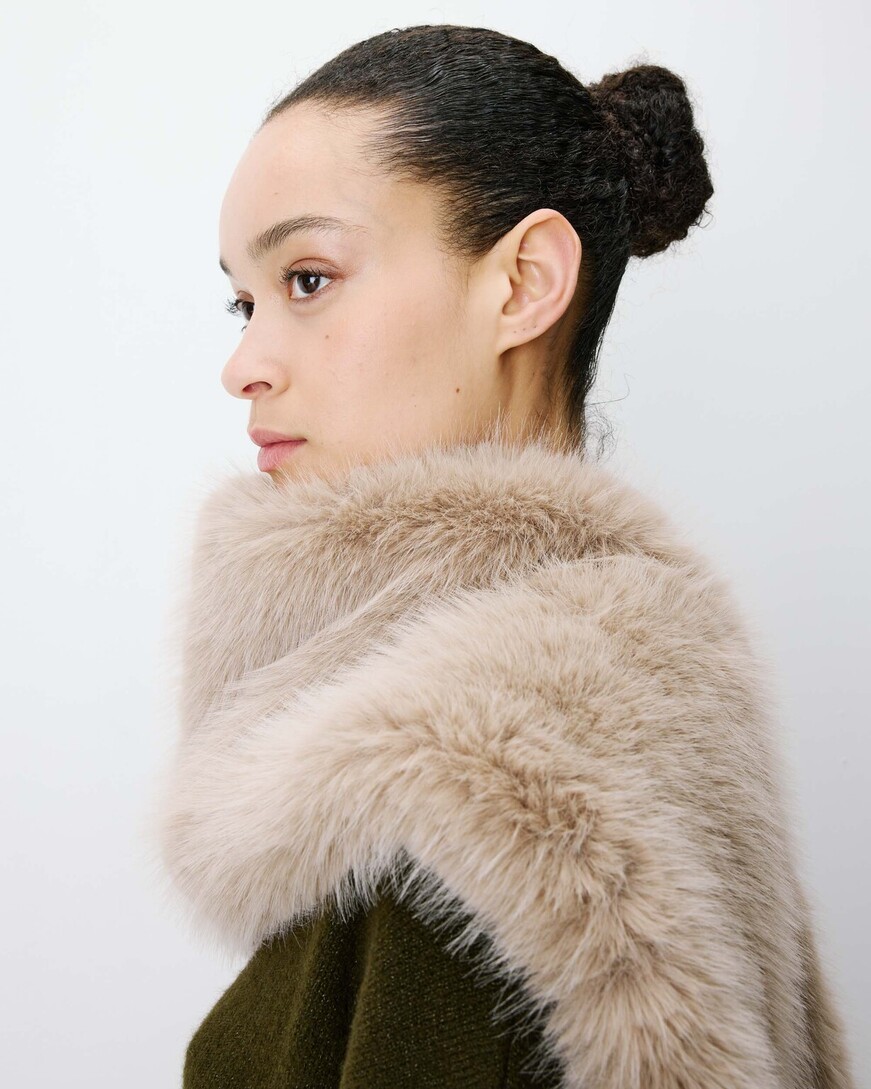 FAUX-FUR GREGE AMINA
