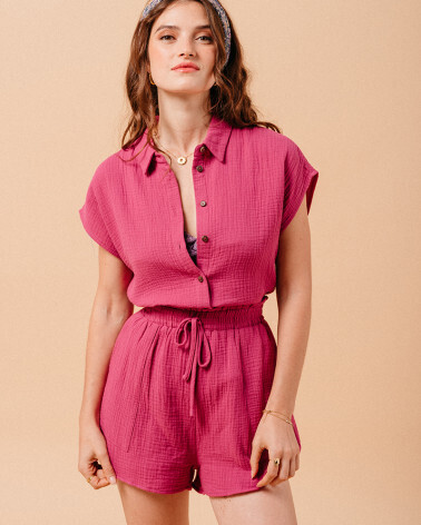 FUCHSIA SHORTS (MINI) GRACE&MILA,L