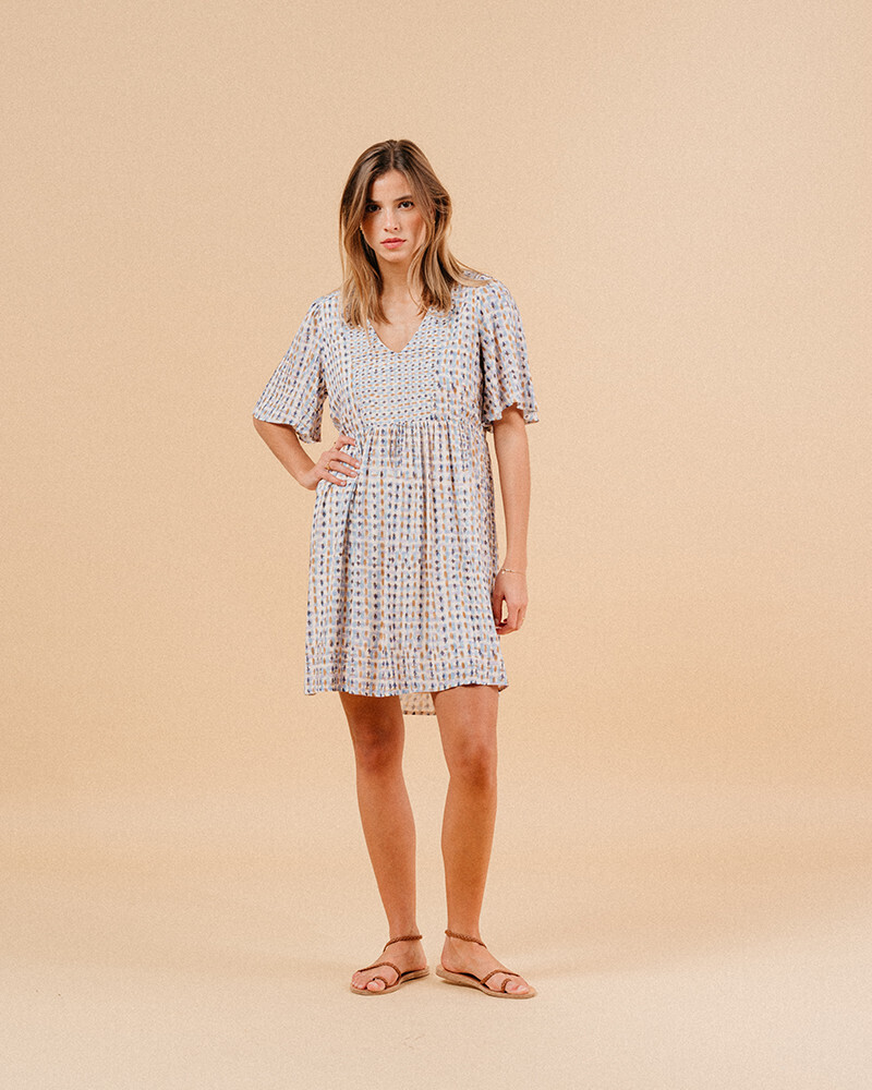 BLUE DRESS (MARSALA) GRACE&MILA
